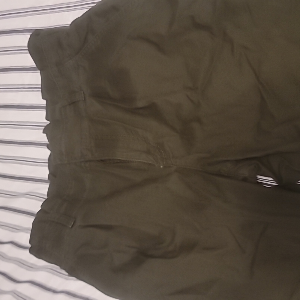 Loft paperbag waist cropped pants